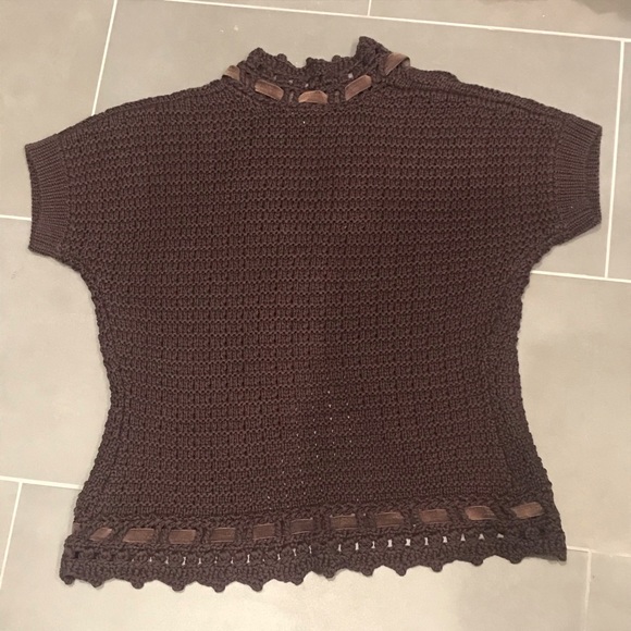 Ann Taylor Loft Short-sleeve Cardigan Sweater - Picture 3 of 3